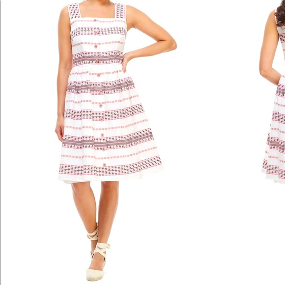 Gal Meets Glam Dresses & Skirts - Gal meets Glam Ashton Square Neck Dobby Sundress.